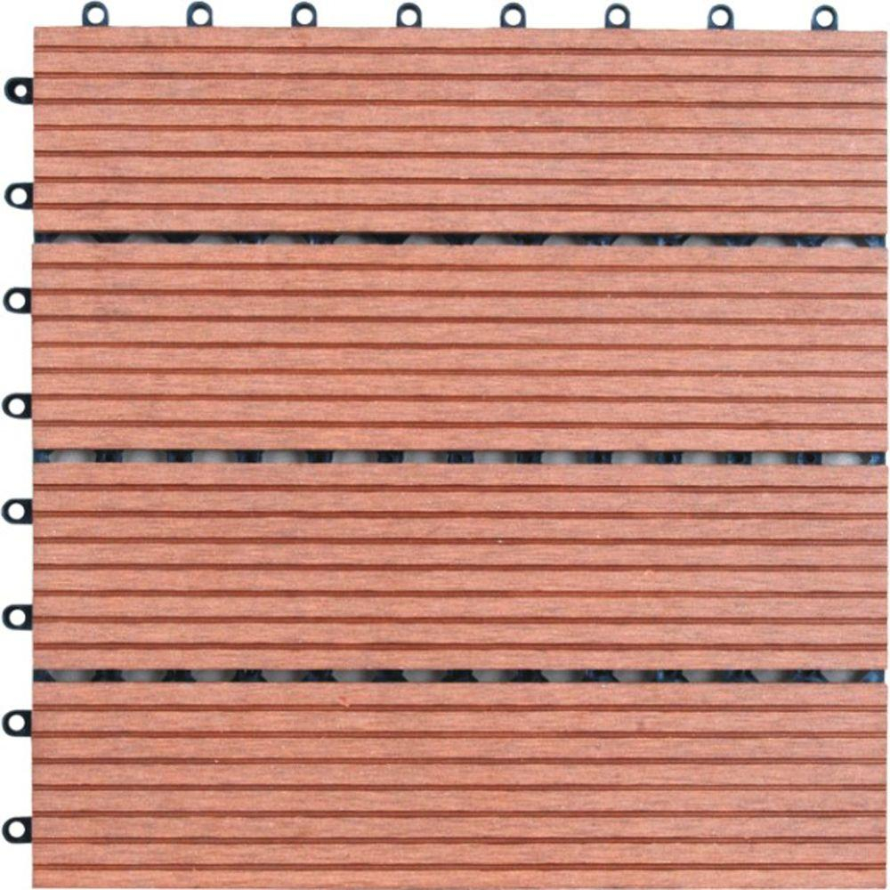 Naturesort Composite Deck Tiles In Bamboo 11 Pack Common 12 In throughout size 1000 X 1000