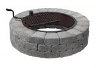 Necessories Grand 48 In Fire Pit Kit In Bluestone With Cooking within sizing 1000 X 1000
