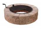 Necessories Grand 48 In Fire Pit Kit In Desert With Cooking Grate within sizing 1000 X 1000