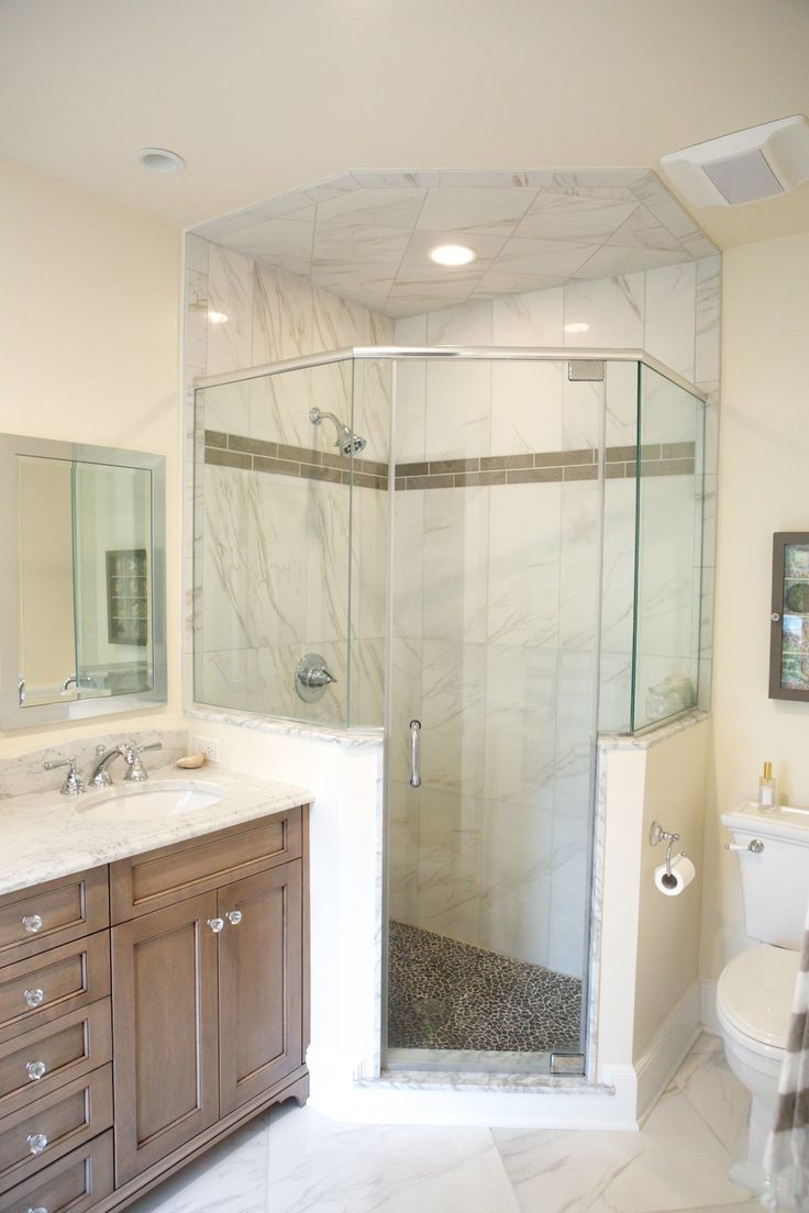 Neo Angle Shower Stalls With Half Walls Google Search Home pertaining to measurements 736 X 1104