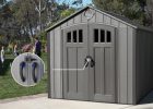 New Lifetime 8 X 10 Storage Shed Rough Cut Version Model 60211 with dimensions 1280 X 720