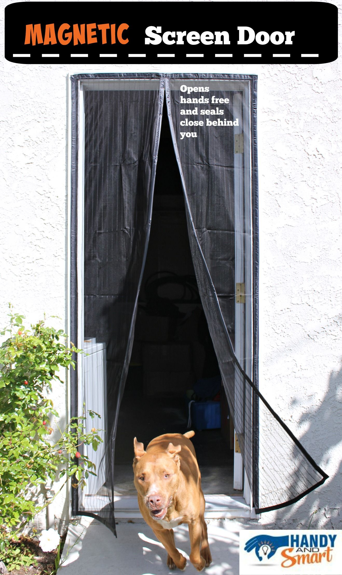 No Bugs Pets Run Free Thanks To Our Premium Magnetic Screen Door pertaining to proportions 1318 X 2218