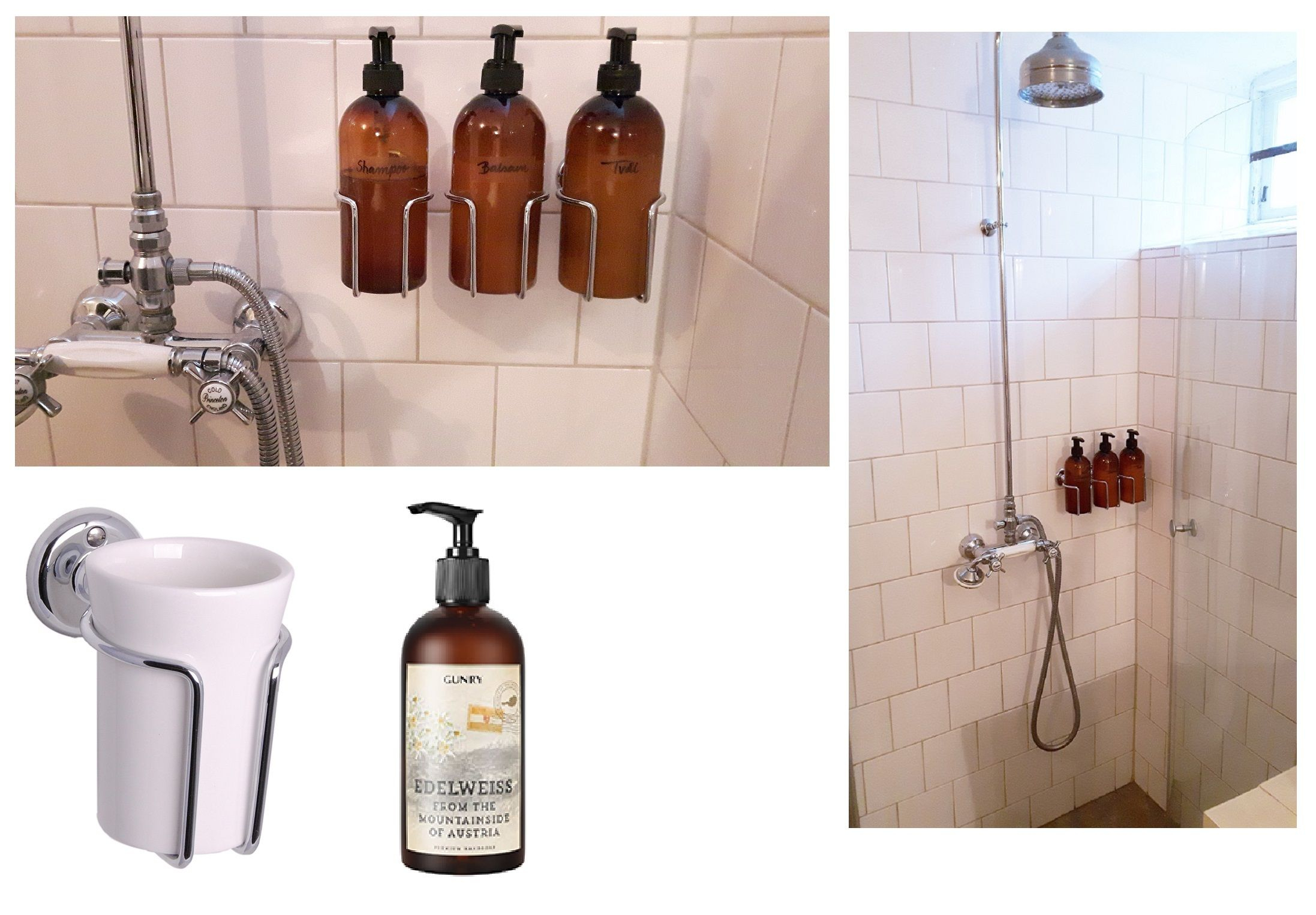 No More Bottles On The Floor In The Shower Wall Mounted Shampoo for proportions 2194 X 1526