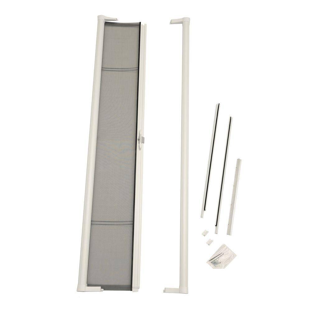 Odl 36 In X 78 In Brisa White Retractable Screen Door For Sliding with regard to sizing 1000 X 1000