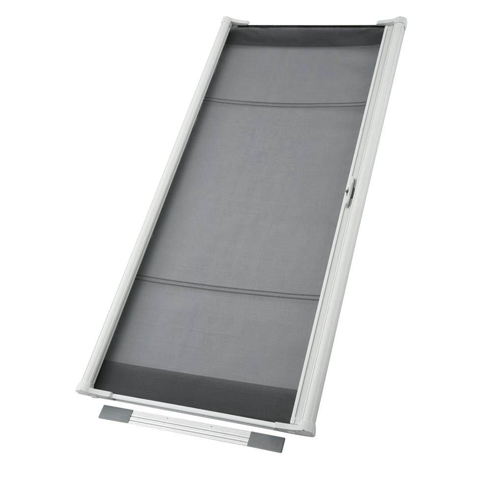 Odl 36 In X 80 In Brisa White Standard Retractable Screen Door intended for size 1000 X 1000