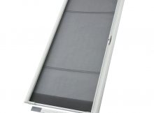 Odl 36 In X 80 In Brisa White Standard Retractable Screen Door pertaining to size 1000 X 1000