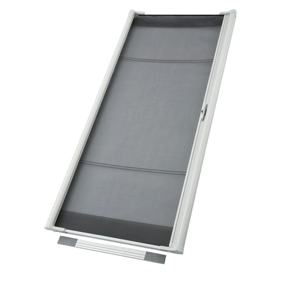 Odl 36 In X 80 In Brisa White Standard Retractable Screen Door pertaining to size 1000 X 1000