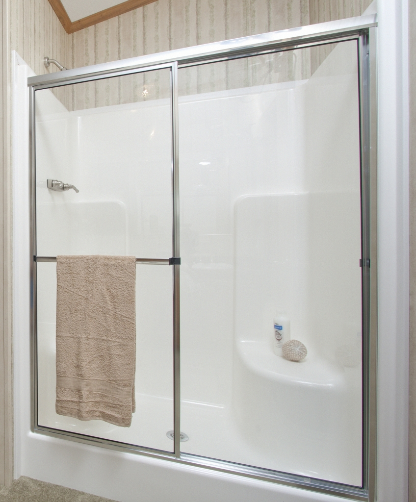 One Piece Shower Units With Seat Shelves And Tub Ideas Curbless throughout measurements 848 X 1024