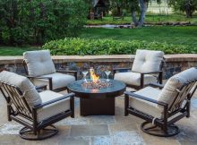 Oriflamme Gas Fire Pit Table Hammered Copper Somber In 2019 with proportions 2000 X 1381