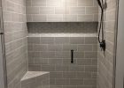 Our Finished Walk In Shower Walls Florim Usa 6x24 Cut In Half within size 2448 X 3264