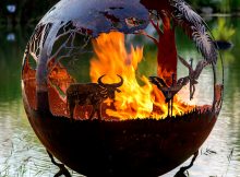 Outback Australia Fire Pit Sphere The Fire Pit Gallery regarding measurements 3141 X 4066