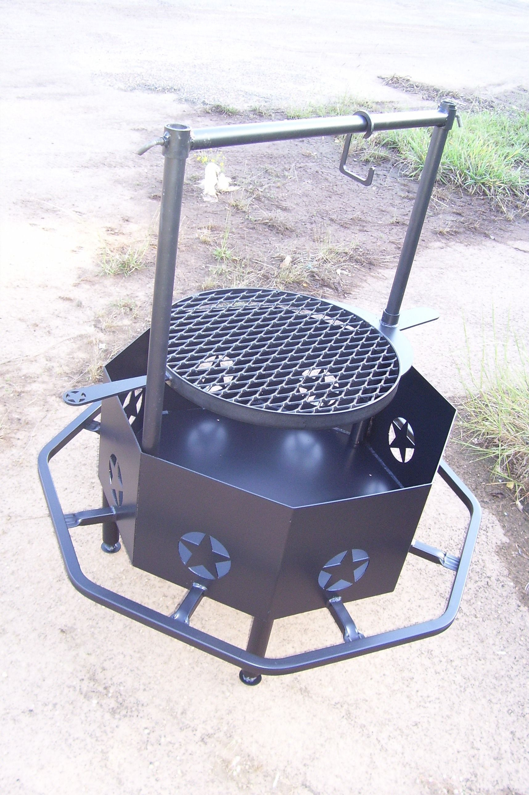 Outdoor Custom Metal Fire Pit With Octagon Fire Pit Shaped And with sizing 1716 X 2576