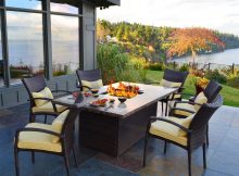 Outdoor Dining Tables With Gas Fire Pit Photo 5 House with regard to dimensions 1200 X 1200