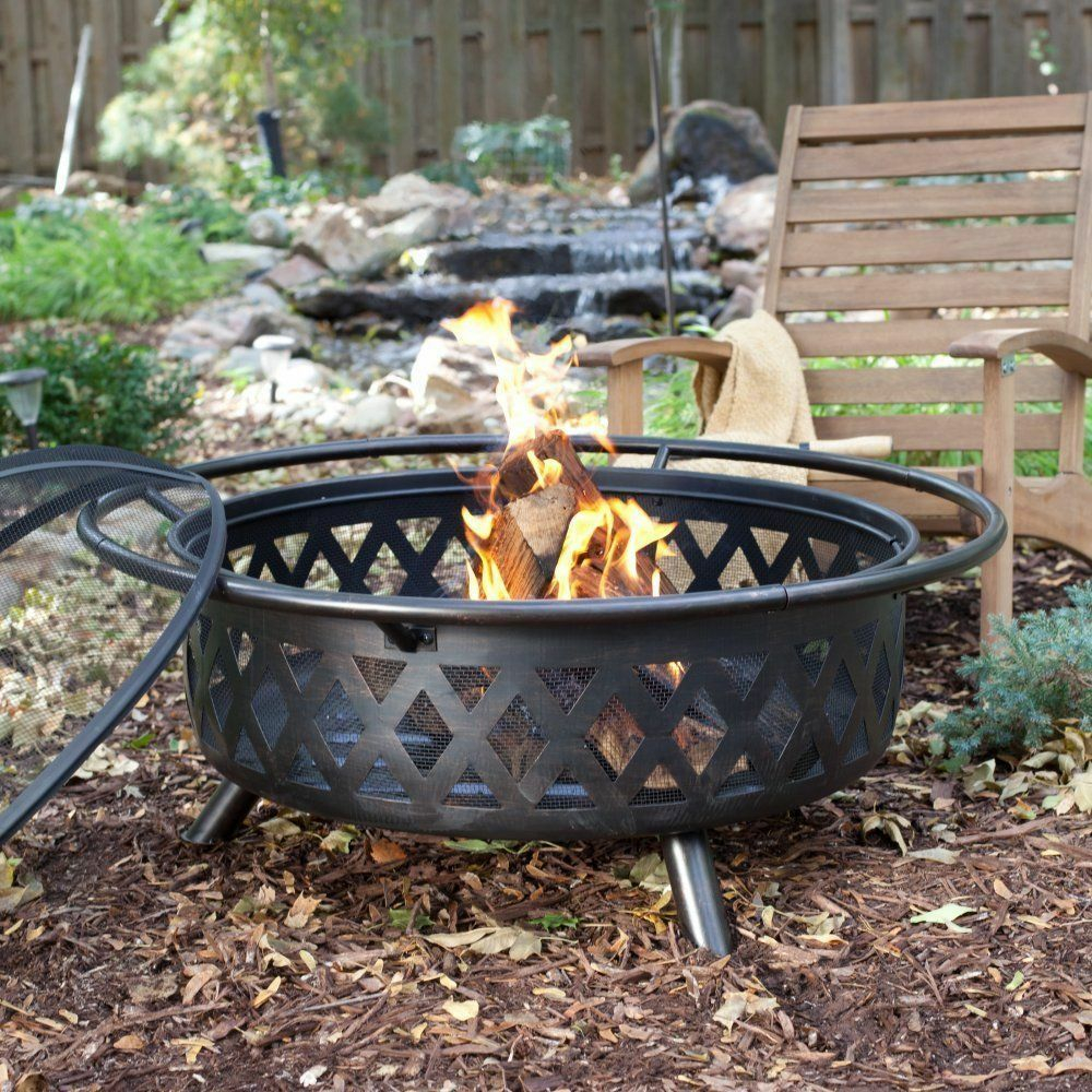 Outdoor Fire Pit Extra Large Bronze Fire Pit Steel Backyard With inside dimensions 1000 X 1000