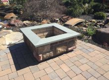 Outdoor Fire Pit Kit Square Stoneyard inside dimensions 2731 X 2048