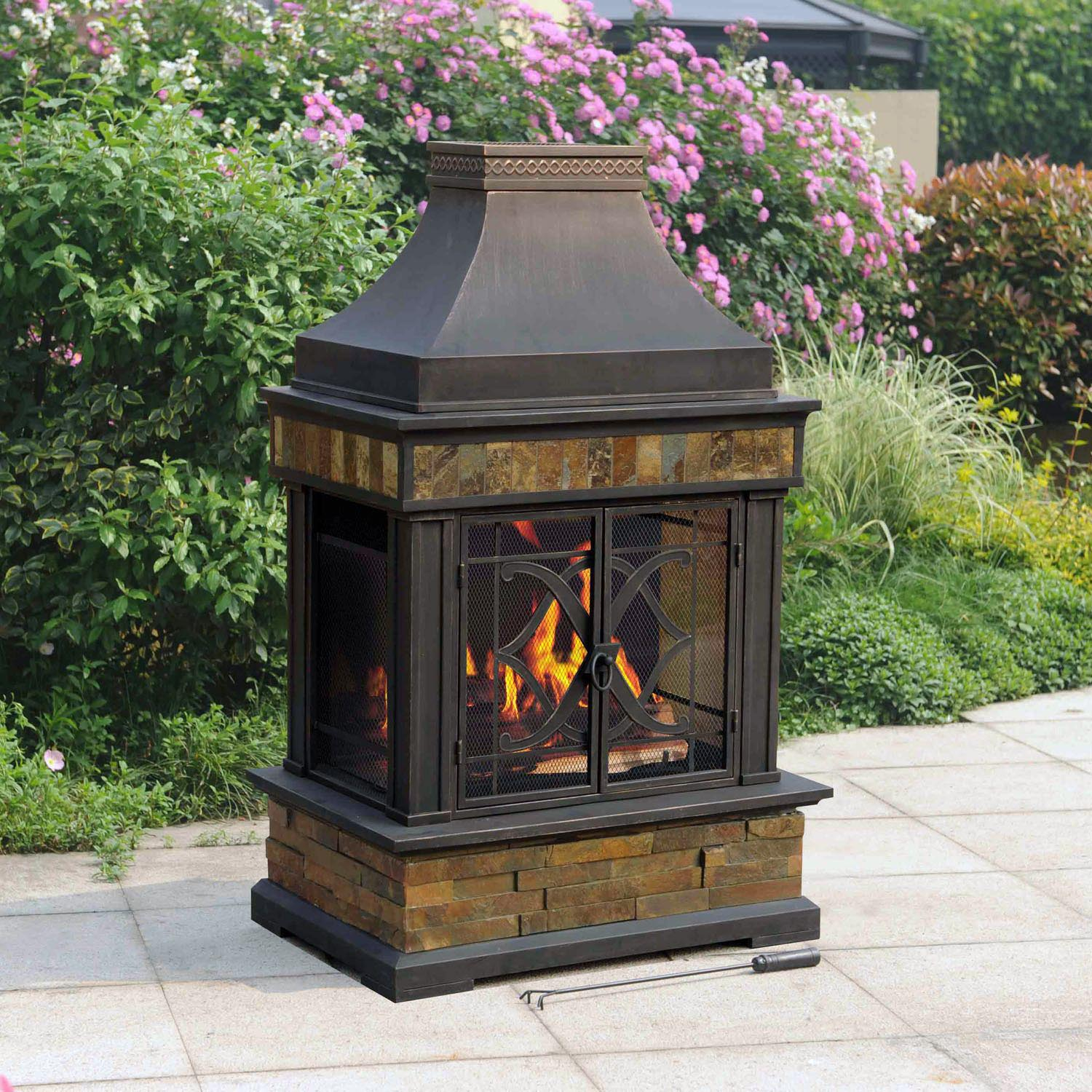 Outdoor Fire Pit With Chimney 5 25669 inside size 1500 X 1500