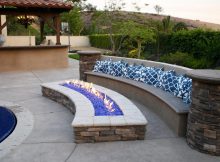 Outdoor Fire Pit With Glass Rocks Fire Pit Design Ideas throughout size 1280 X 960