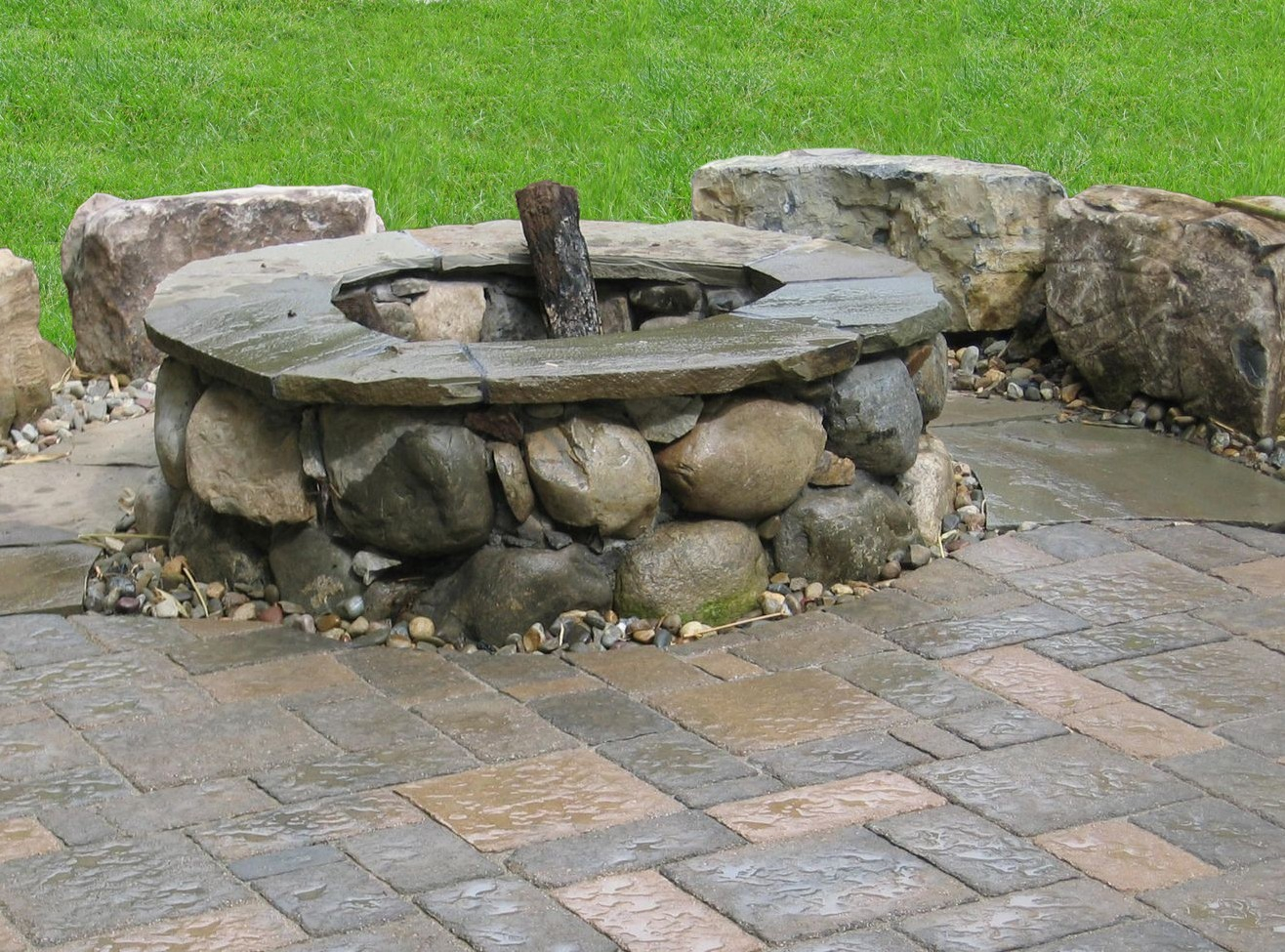Outdoor Fireplace Fire Pit Design Photos In Cental Nj with regard to dimensions 1316 X 975