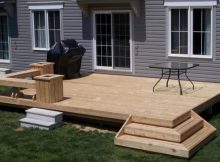 Outdoor Garden Simple Raised Wooden Deck Design Ideas Great with regard to measurements 1024 X 812