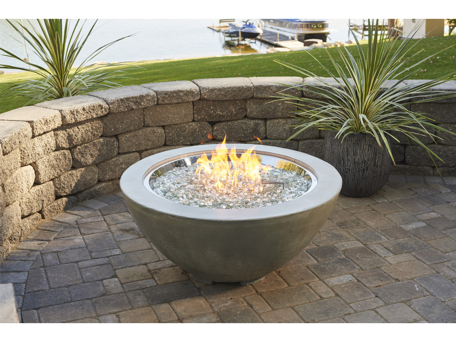 Outdoor Greatroom 42 Round Cove Fire Pit Table Cv 30 for proportions 1500 X 1125