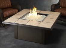 Outdoor Greatroom Napa Valley Aluminum 50 Square Crystal Fire Pit with measurements 1500 X 1059