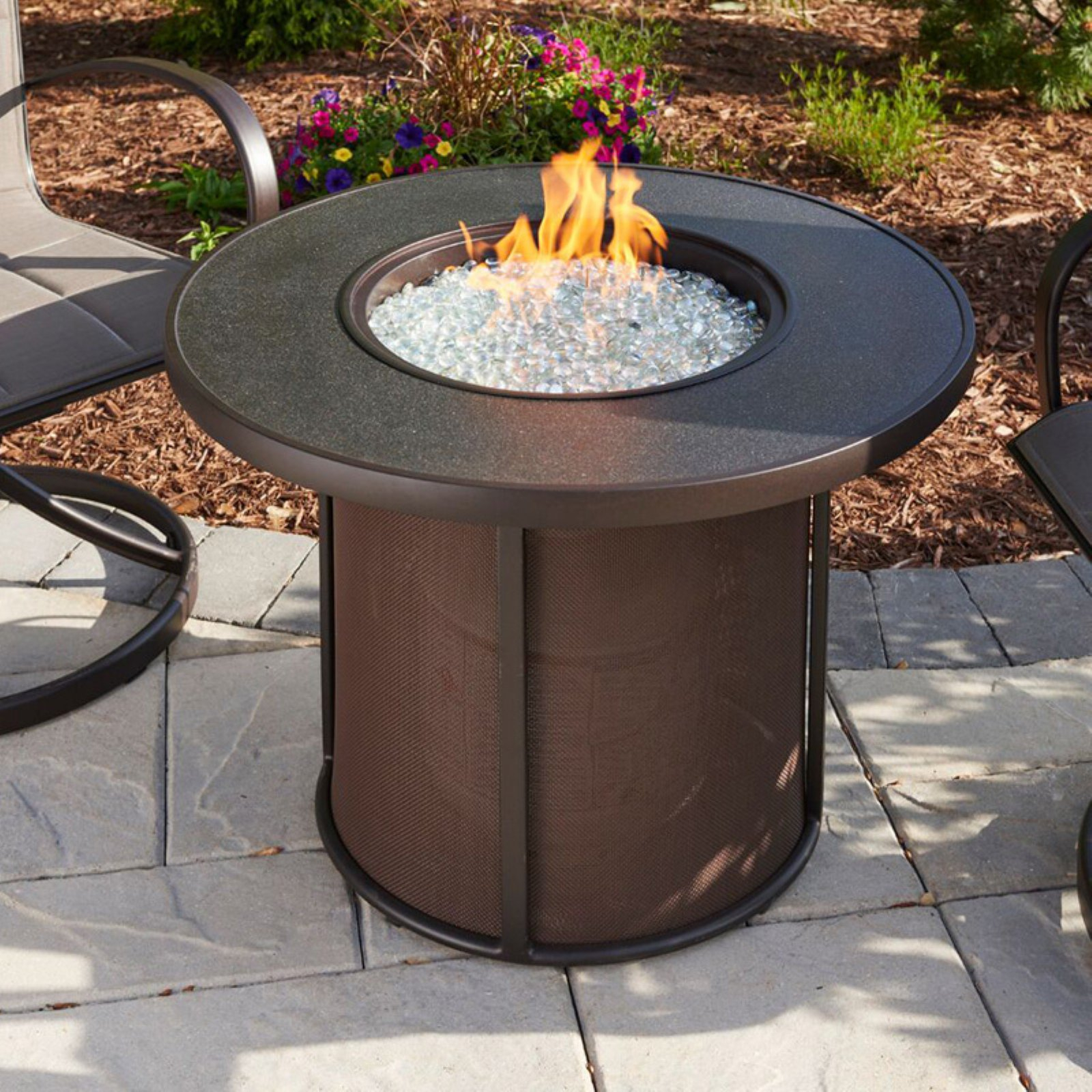 Outdoor Greatroom Stonefire 32 Diam Fire Table Walmart for measurements 1600 X 1600