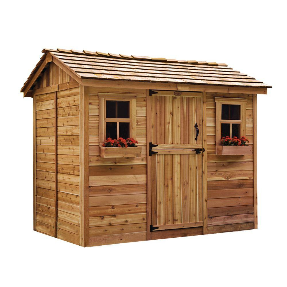 Outdoor Living Today Cabana 6 Ft X 9 Ft Western Red Cedar Garden within size 1000 X 1000