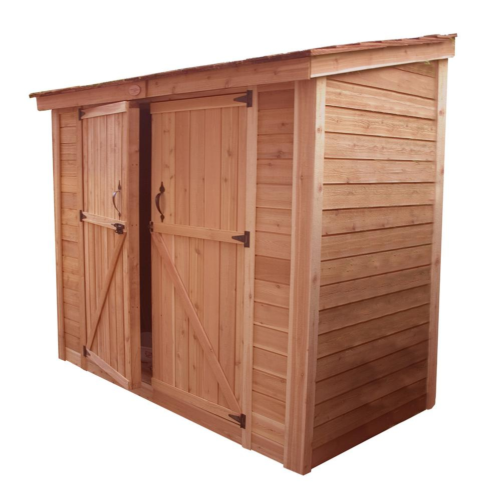 Outdoor Living Today Spacesaver 8 Ft X 4 Ft Western Red Cedar for dimensions 1000 X 1000
