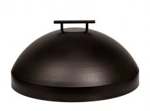 Ow Lee 20 Espresso Metal Dome Fire Pit Cover Fire Heat in sizing 1600 X 1600