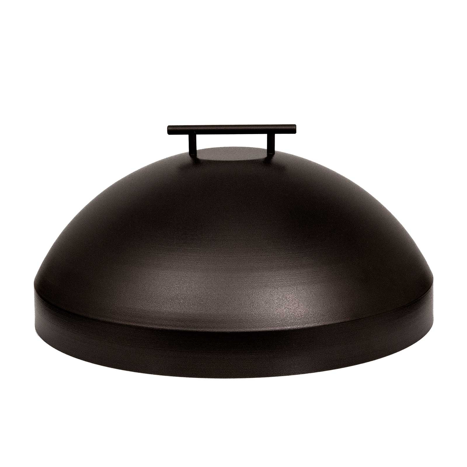Ow Lee 20 Espresso Metal Dome Fire Pit Cover Fire Heat intended for measurements 1600 X 1600