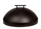 Ow Lee 20 Espresso Metal Dome Fire Pit Cover Fire Heat within proportions 1600 X 1600