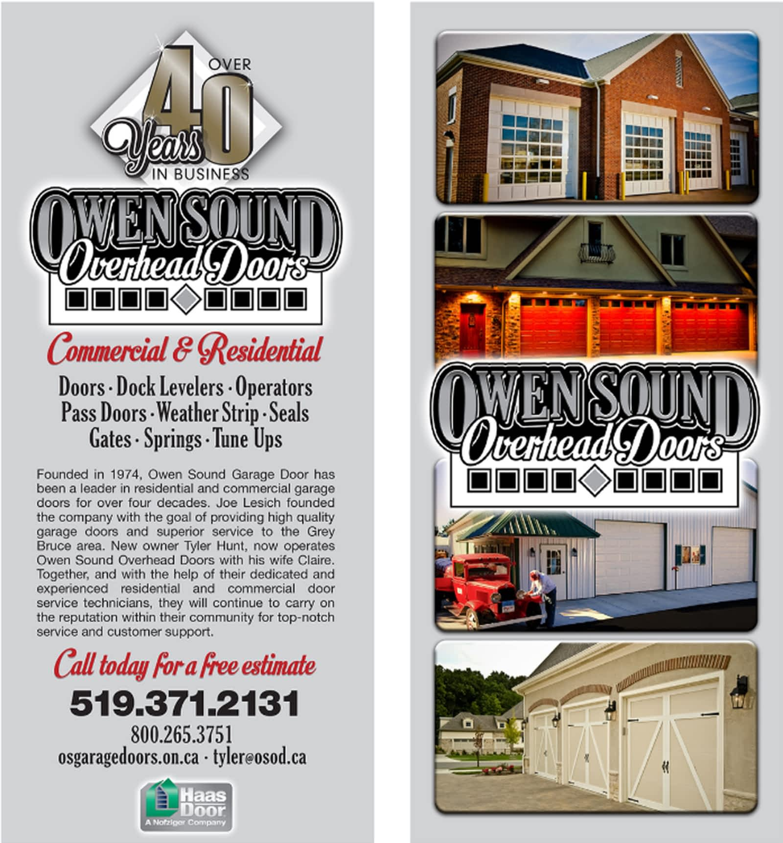 Owen Sound Garage Overhead Door Opening Hours 15 438495 Grey inside sizing 1600 X 1722