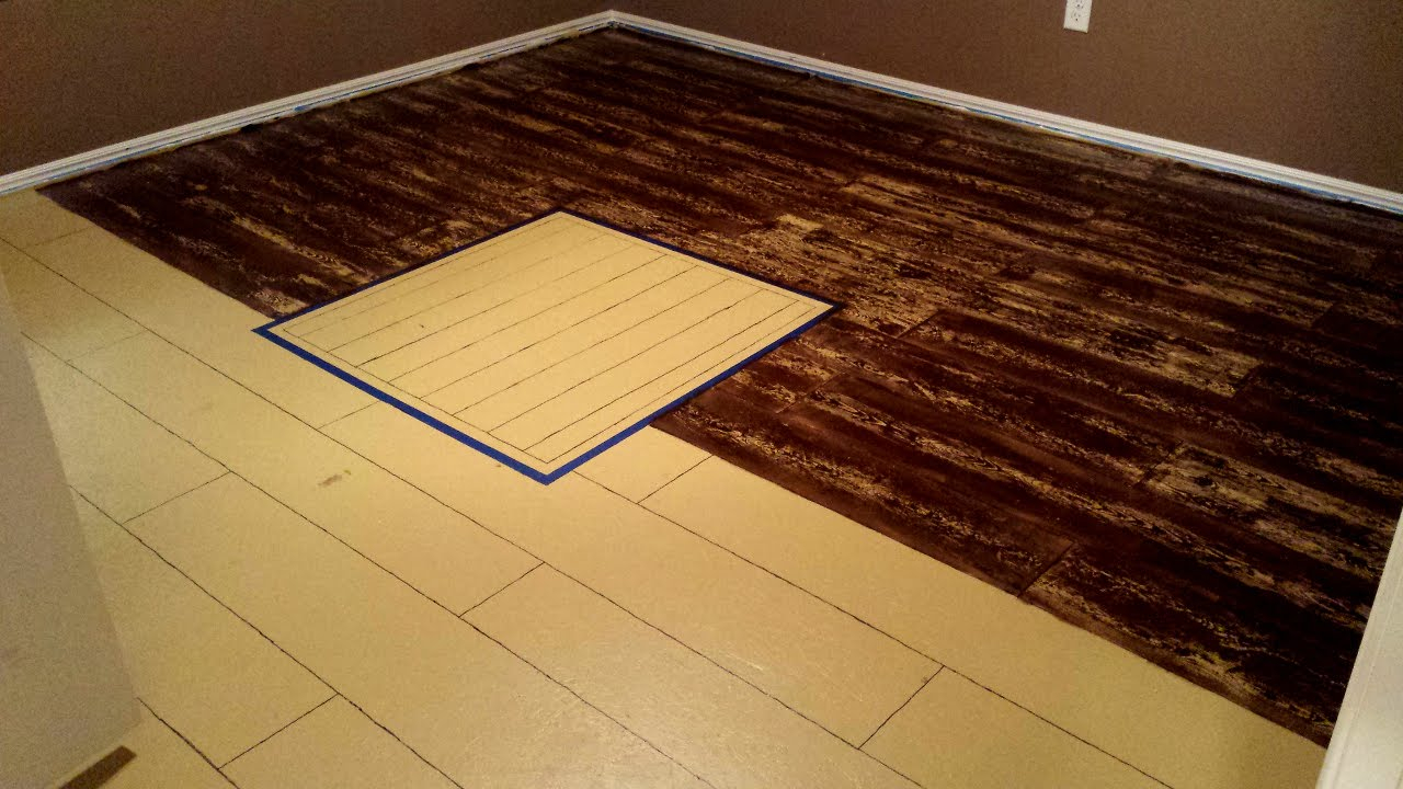 Painted Plywood Floors Boat Deck 02 Creating The Wood Grain throughout proportions 1280 X 720