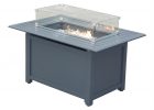 Paramount Gale Aluminum Convertible Fire Pit Table With Windscreen throughout sizing 1000 X 1000