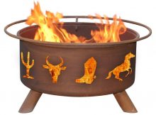 Patina Products F109 Western Cowboy Fire Pit Natural Patina Rust within dimensions 1000 X 1000