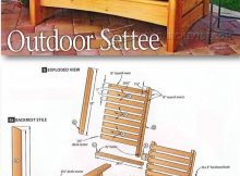 Patio Sette Plans Outdoor Furniture Plans Projects with measurements 735 X 1222