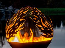 Phoenix Rising Fire Pit Sphere The Fire Pit Gallery in sizing 2760 X 3572