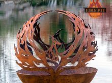 Phoenix Rising Fire Pit Sphere The Fire Pit Gallery with regard to proportions 2673 X 3459