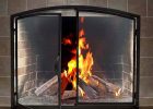 Pilgrim 39 X 32 Shadow Iron Fireplace Screen With Operable Doors in proportions 1200 X 1200