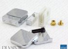 Plastic Glass Shower Door Pivot Hinge For 6mm Glass Clamp Pack Of 2 regarding measurements 1500 X 1211