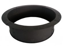 Pleasant Hearth 34 In X 10 In Round Solid Steel Wood Fire Ring In throughout dimensions 1000 X 1000