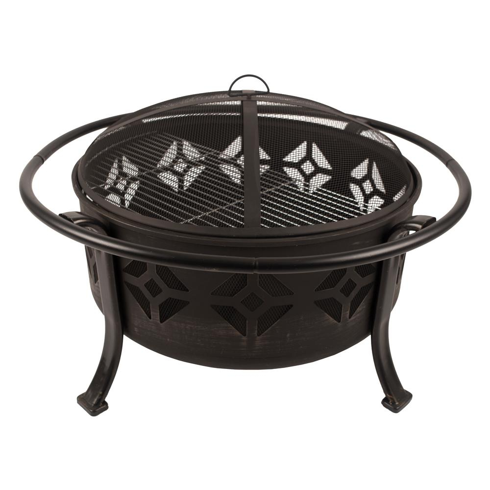 Pleasant Hearth Sunderland Deep Bowl 36 In X 23 In Square Steel with dimensions 1000 X 1000