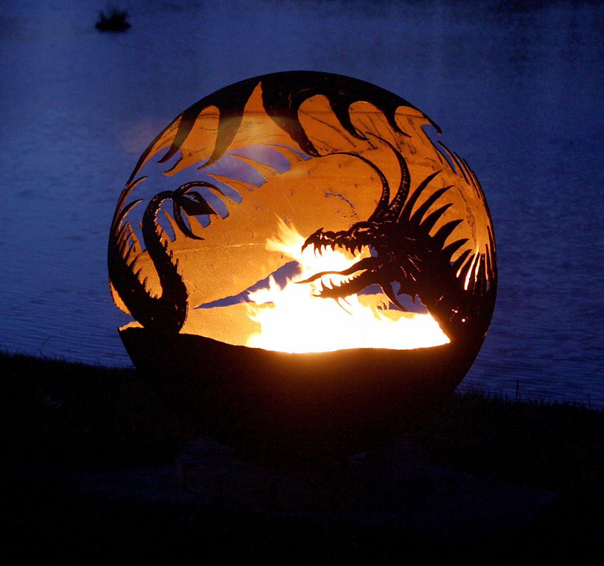 Popular Globe Fire Pit Creative Modern Designs inside sizing 1200 X 1124