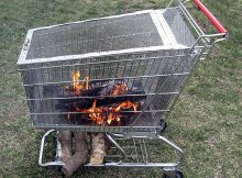 Portable Fire Pit With Built In Log Storage Rack 6 Steps With with regard to sizing 1024 X 857