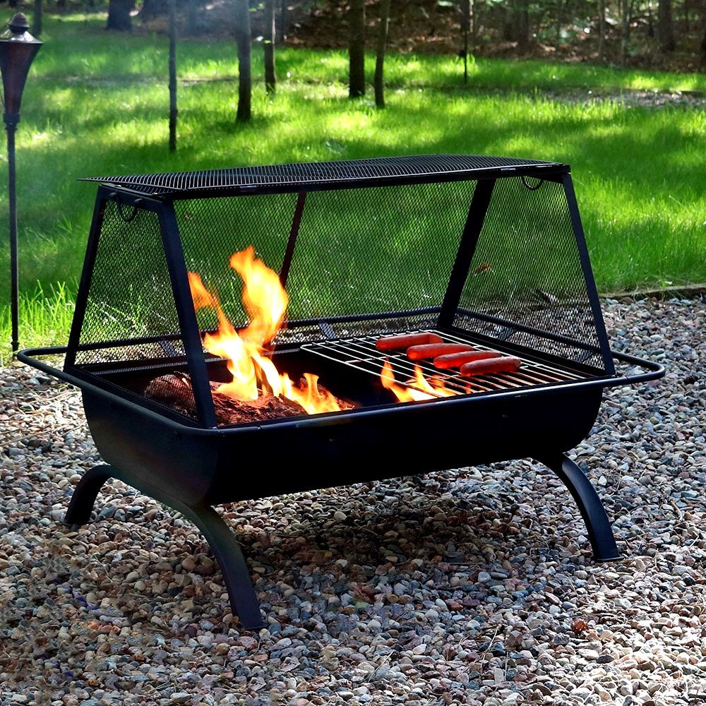 Portable Outdoor Fire Pit Grill Freephotoprinting Home Outdoor with regard to sizing 1000 X 1000