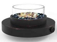 Portable Tabletop Fire Pit Steel Liquid Propane Firebowl Centerpiece inside size 900 X 900