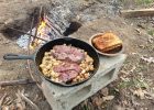 Potatoes With Deer Steak And Campfire Grilled Cheese Also Notice pertaining to sizing 3264 X 2448