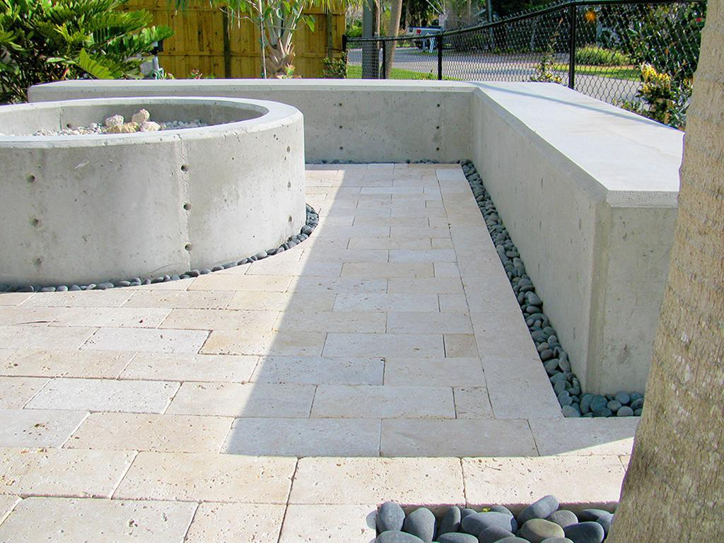 Poured Concrete Fire Pit pertaining to proportions 1024 X 768