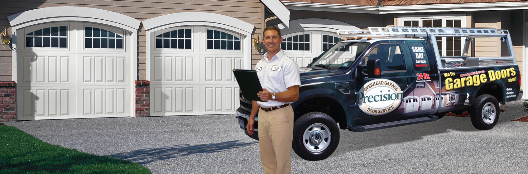 Precision Garage Door Westchester County Ny Repair New Garage throughout size 1694 X 558