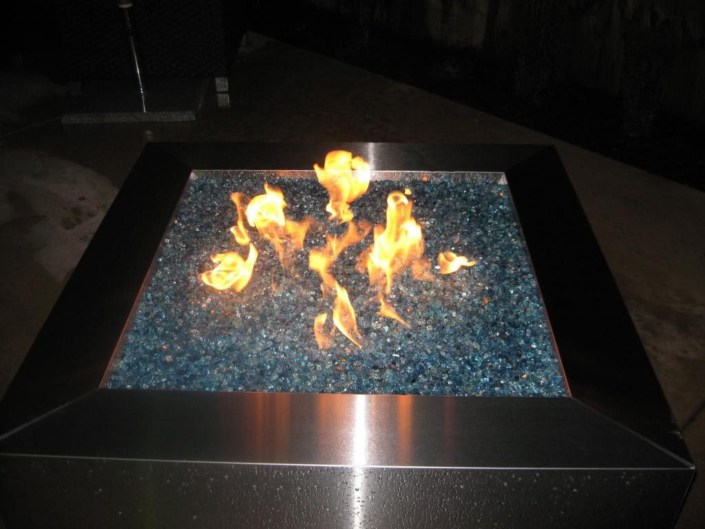 Propane Fire Pit Glass Rocks Fire Pit In 2019 Glass Fire Pit with regard to sizing 1024 X 768